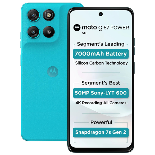 Motorola moto g67 power 5G (Pantone Cilantro, 128GB)