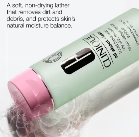 All About Clean Liquid Facial Soap For Oily Skin