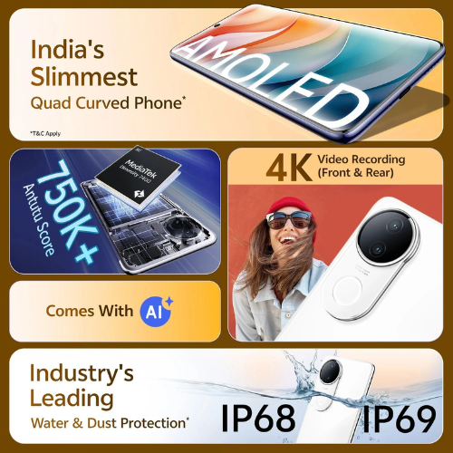 vivo T4R 5G (Artic White)