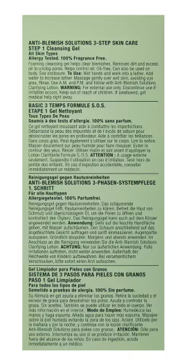 Anti-Blemish Solutions Cleansing Gel