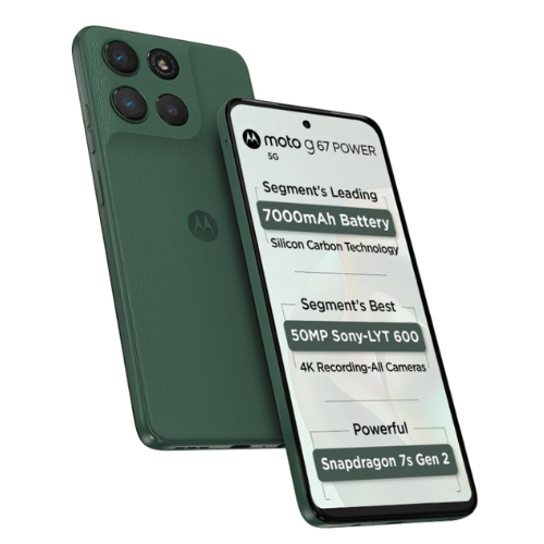 Motorola moto g67 power 5G (Pantone Cilantro, 128GB)