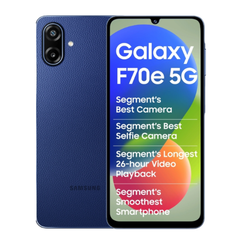 Samsung Galaxy F70e 5G (Spotlight Blue, 128 GB)