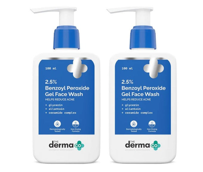 2.5% Benzoyl Peroxide Gel Face Wash