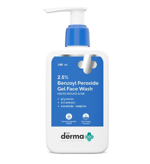 2.5% Benzoyl Peroxide Gel Face Wash