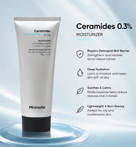 Ceramides 0.3% + Madecassoside Moisturizer