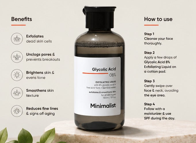 Glycolic Acid 8% Exfoliating Liquid