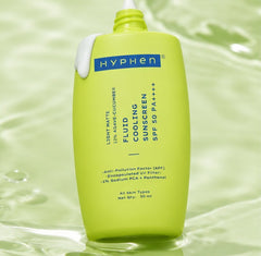 Fluid cooling sunscreen spf 50