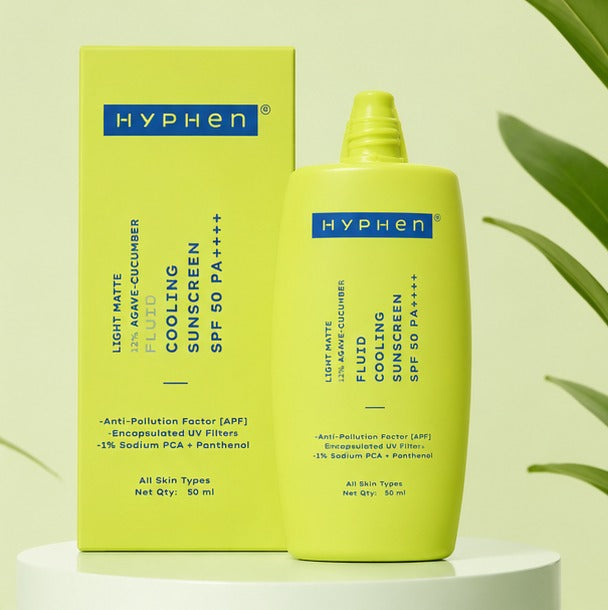 Fluid cooling sunscreen spf 50