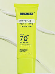 Matte max velvet touch sunscreen spf 70+
