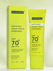Matte max velvet touch sunscreen spf 70+