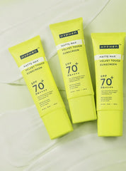 Matte max velvet touch sunscreen spf 70+