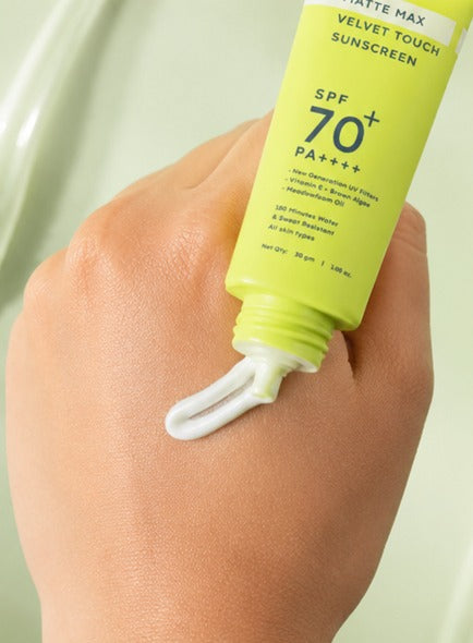 Matte max velvet touch sunscreen spf 70+