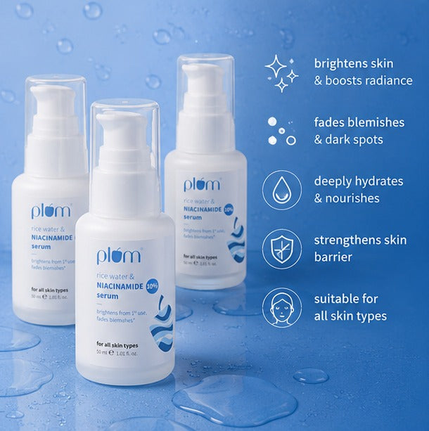 10% Niacinamide & Rice Water Brightening Face Serum