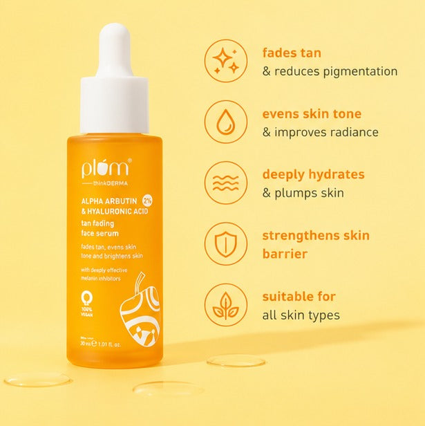 2% Alpha Arbutin & Hyaluronic Acid Tan Fading Face Serum