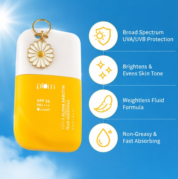 Yuzu & Alpha Arbutin Weightless Fluid Sunscreen
