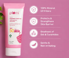 Plum Oat & Ceramide Complex 100% Mineral Sunscreen