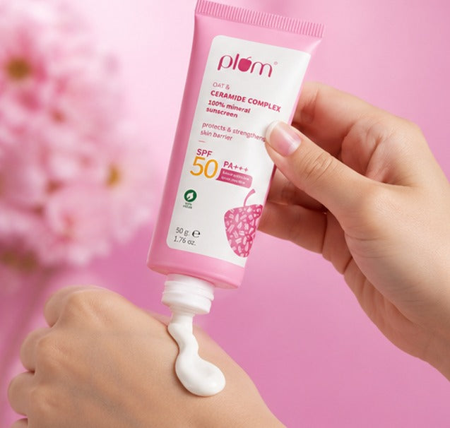 Plum Oat & Ceramide Complex 100% Mineral Sunscreen
