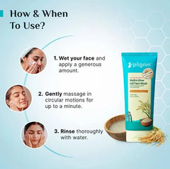 Korean Rice Water Hydra Glow Gel Face Wash