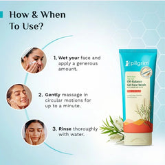 Australian Tea Tree Oil-Balance Gel Face Wash