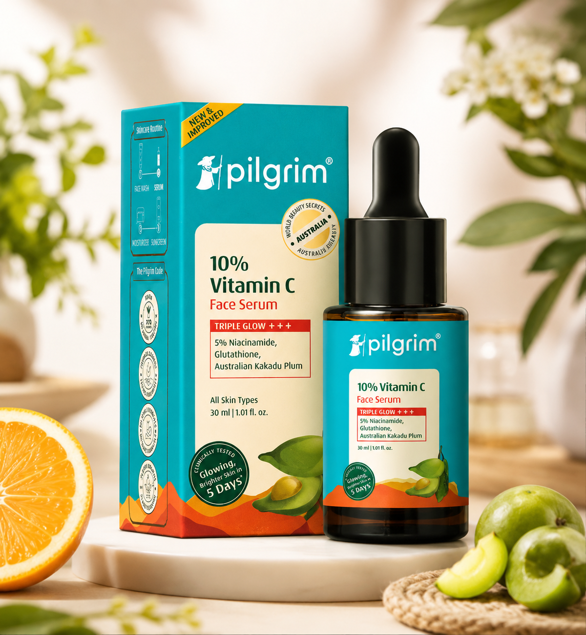 10% Vitamin C Face Serum For Triple Glow+++