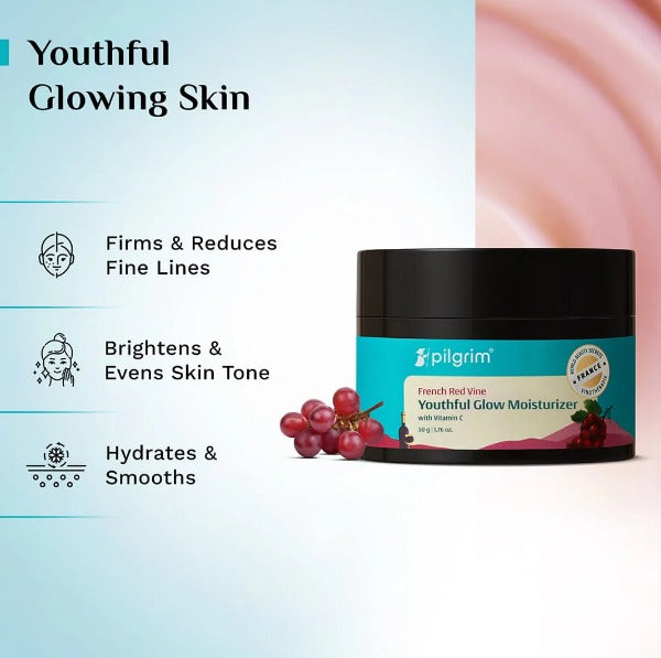 Red Vine Youthful Glow Moisturizer with Vitamin C