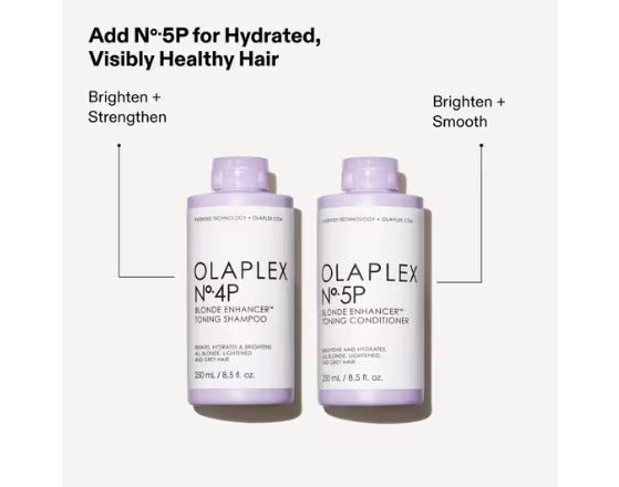 Olaplex No.4P Blonde Enhancer Toning Shampoo