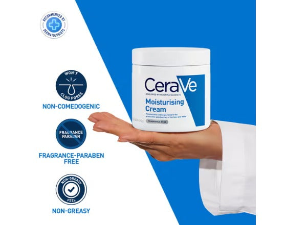 CeraVe Moisturizer Cream For Dry Skin & Barrier Repair