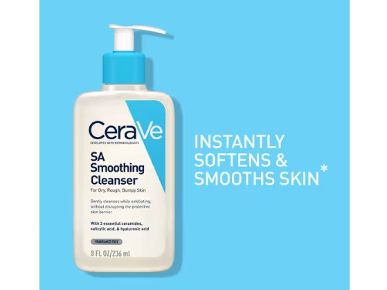 CeraVe SA Smoothing Cleanser For Dry Skin