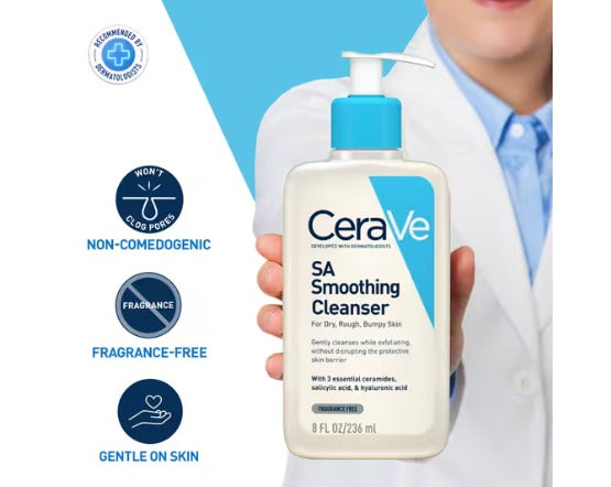 CeraVe SA Smoothing Cleanser For Dry Skin