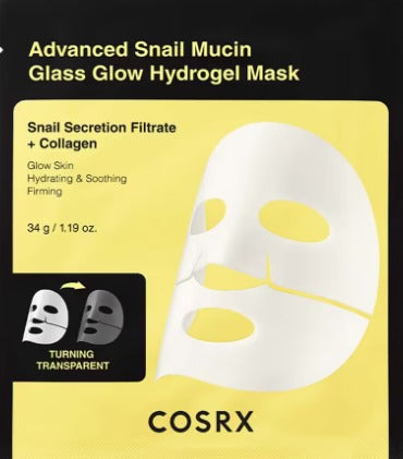 COSRX Advanced Snail Mucin Glass Glow Hydrogel Mask