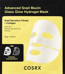 COSRX Advanced Snail Mucin Glass Glow Hydrogel Mask