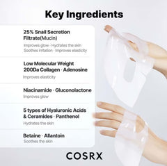 COSRX Advanced Snail Mucin Glass Glow Hydrogel Mask