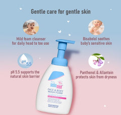 Sebamed Baby Face & Body Wash Foam