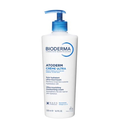Bioderma Atoderm Creme Ultra Niacinamide Moisturizer - Boosts Hyaluronic Acid, Ceramides