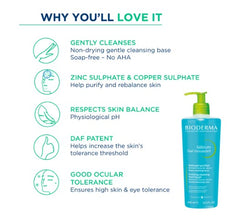 Bioderma Sebium Face And Body Wash Moussant Purifying Cleansing Gel