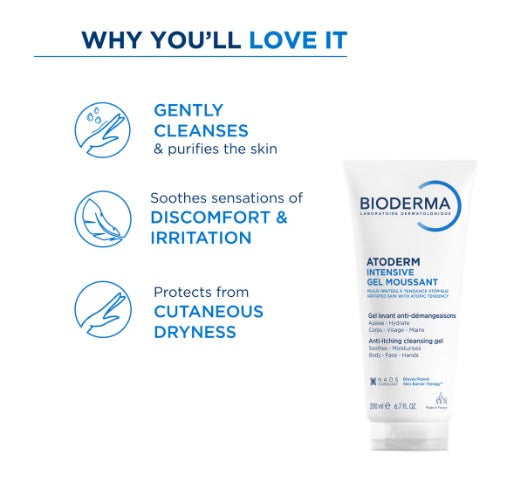 Bioderma Atoderm Intensive Gel Moussant Ultra-Soothing Shower Gel