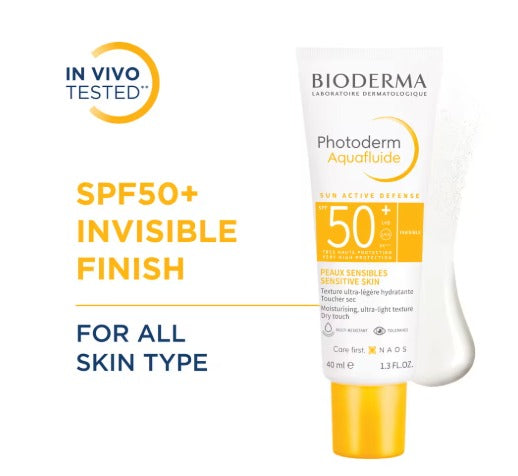 Bioderma Photoderm Aquafluide SPF 50+ PA++++ Invisible Sunscreen