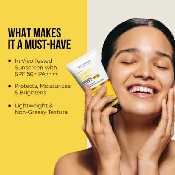 Ceramide & Vitamin C Sunscreen (In-Vivo Tested SPF 50+ PA++++)