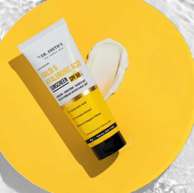 Haldi & Hyaluronic Acid Sunscreen (SPF 50+ PA++++)