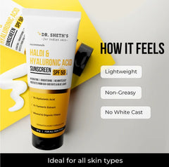 Haldi & Hyaluronic Acid Sunscreen (SPF 50+ PA++++)