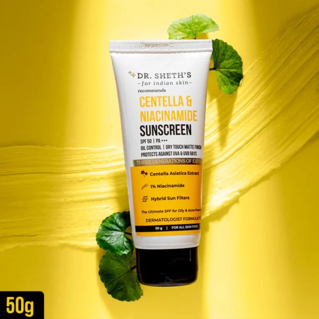 Centella & Niacinamide Oil & Acne Control Sunscreen - 50g (SPF 50+ PA++++)