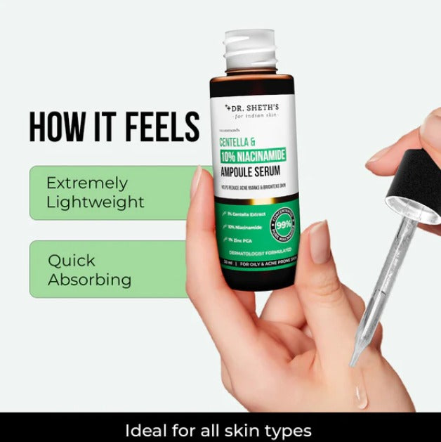 Centella & 10% Niacinamide Ampoule Serum - 30ml