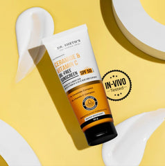 Ceramide & Vitamin C Oil Free Sunscreen - 50 gm (In-Vivo Tested SPF 50+ PA++++)