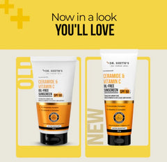 Ceramide & Vitamin C Oil Free Sunscreen - 50 gm (In-Vivo Tested SPF 50+ PA++++)