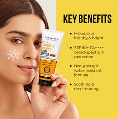 Ceramide & Vitamin C Oil Free Sunscreen - 50 gm (In-Vivo Tested SPF 50+ PA++++)