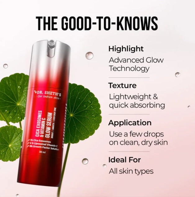 Cica Exosomes & Vitamin C Glow Serum - 30ml