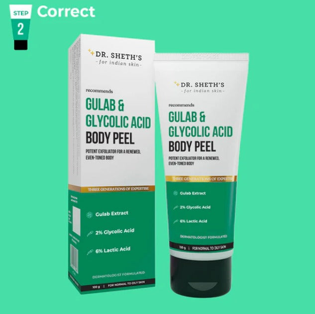 Gulab & Glycolic Acid Body Peel - 100g