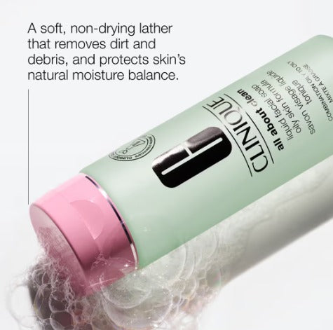All About Clean Liquid Facial Soap For Oily Skin