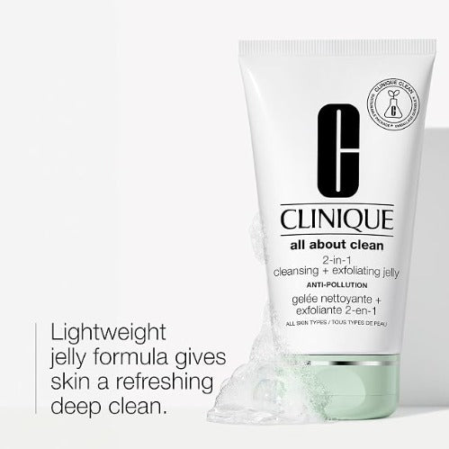 All About Clean Anti-Pollution 2-In-1 Cleansing + Exfoliating Jelly