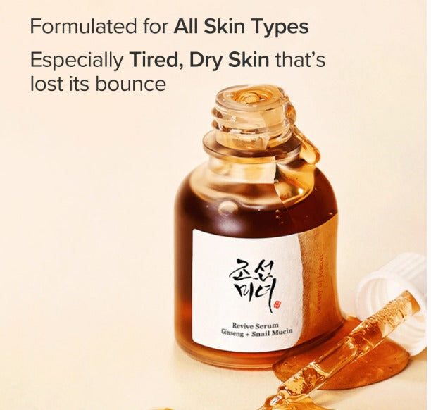 Beauty of Joseon Revive Ginseng + Snail Mucin Serum